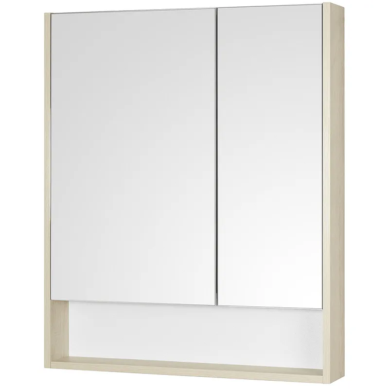 Зеркальный шкаф Акватон Сканди 70 1A252202SDB20 Белый Дуб верона от магазина gidro-z