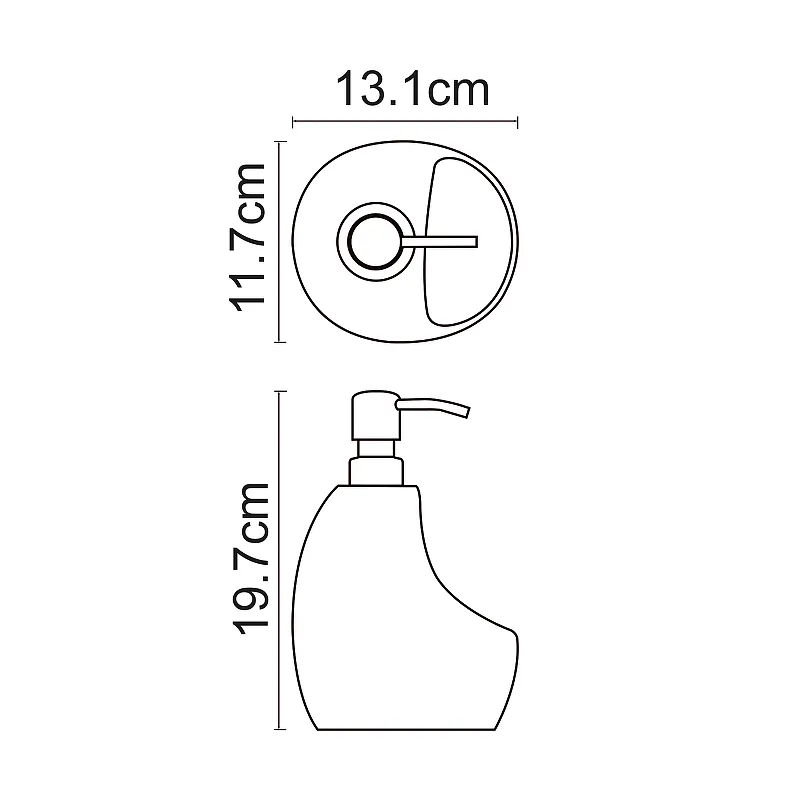 Дозатор для жидкого мыла WasserKRAFT K-8099BLACK с емкостью для губки Черный матовый от магазина gidro-z