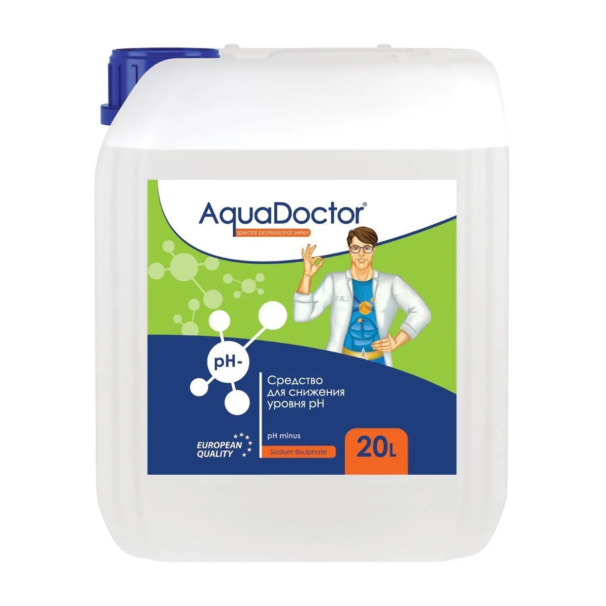 Жидкое средство для снижения pH AquaDoctor pH Minus (Серная 35%) от магазина gidro-z