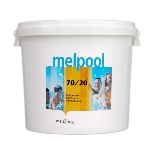 Дезинфектант для бассейна на основе гипохлорита кальция Melpool N.X 70/20 от магазина gidro-z