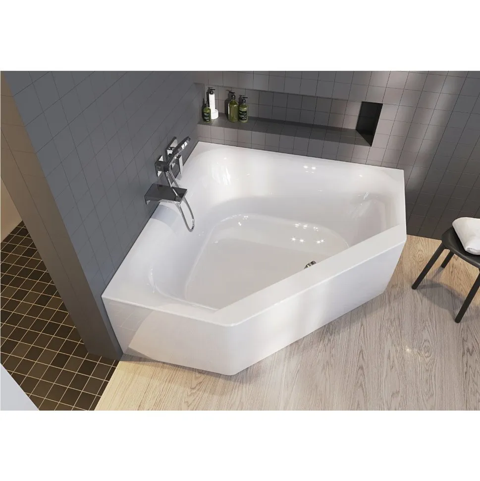 Акриловая ванна RIHO AUSTIN 145x145 - PLUG&PLAY, BD7600500000000, 1450х460х620, белый от магазина gidro-z