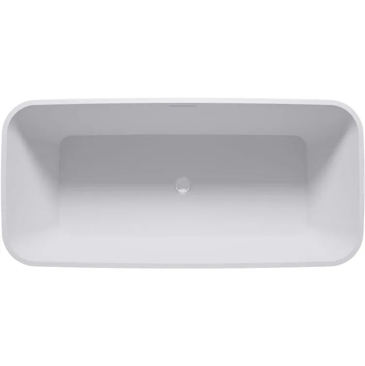 Прямоугольная ванна из искусственного камня Riho Malaga 160x75 белая BS3000500000000, 1600х565х450, белый от магазина gidro-z