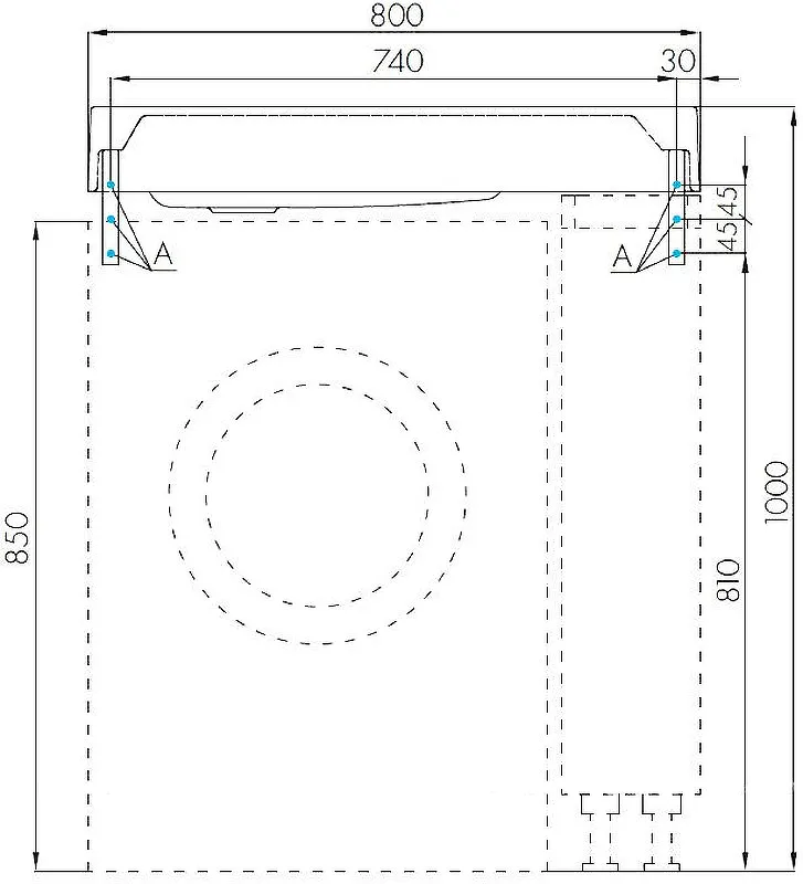 Раковина Акватон Рейн 80 1A72113KRW010 Белая от магазина gidro-z