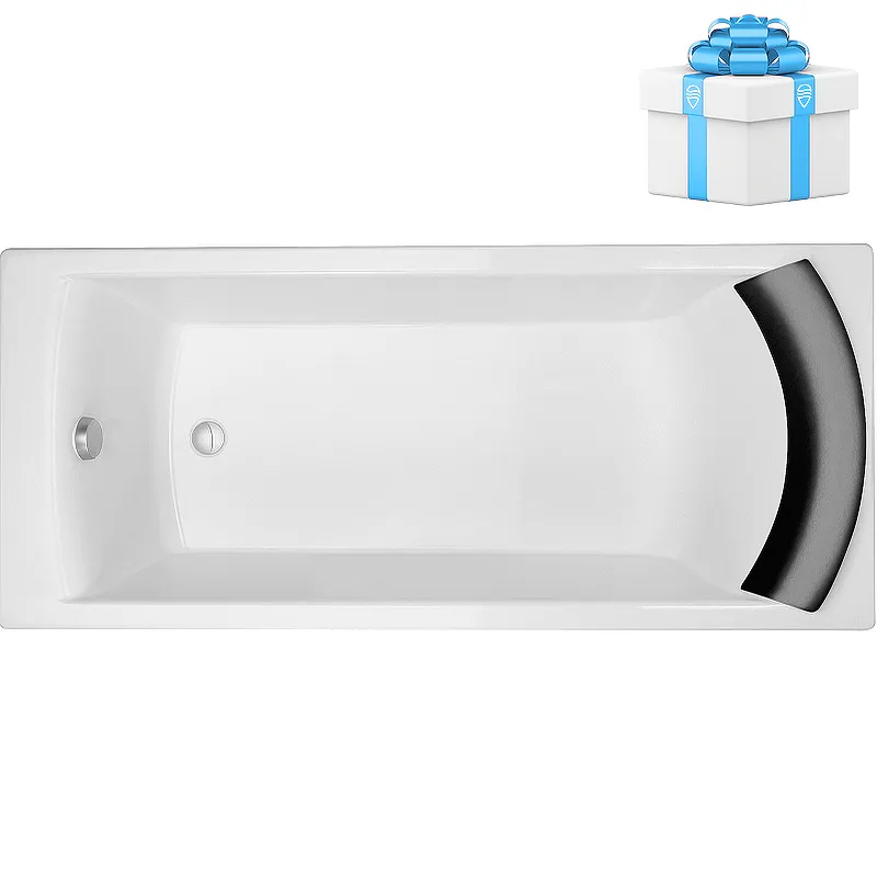 Чугунная ванна Jacob Delafon Biove 170x75 E2930-S-00 без антискользящего покрытия от магазина gidro-z